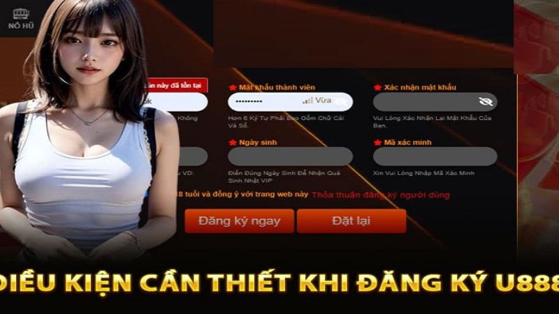 Game thủ cần xác minh thông tin trước khi đăng ký U888